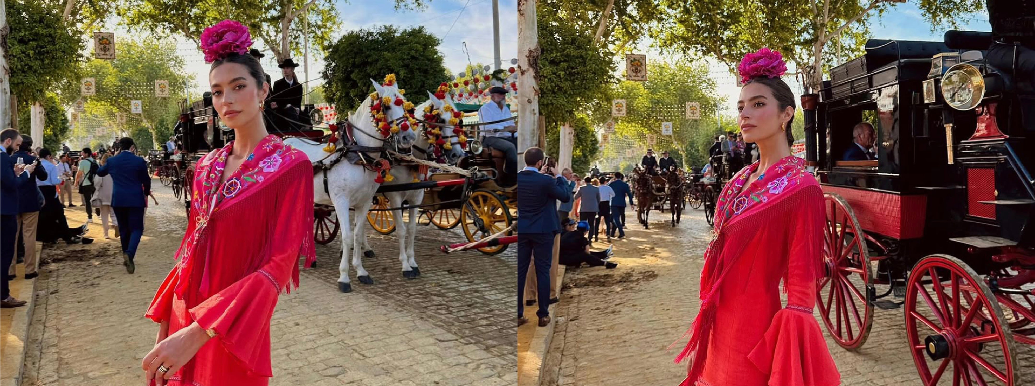 Where ruffles meet the golden sand - "Feria de Sevilla"