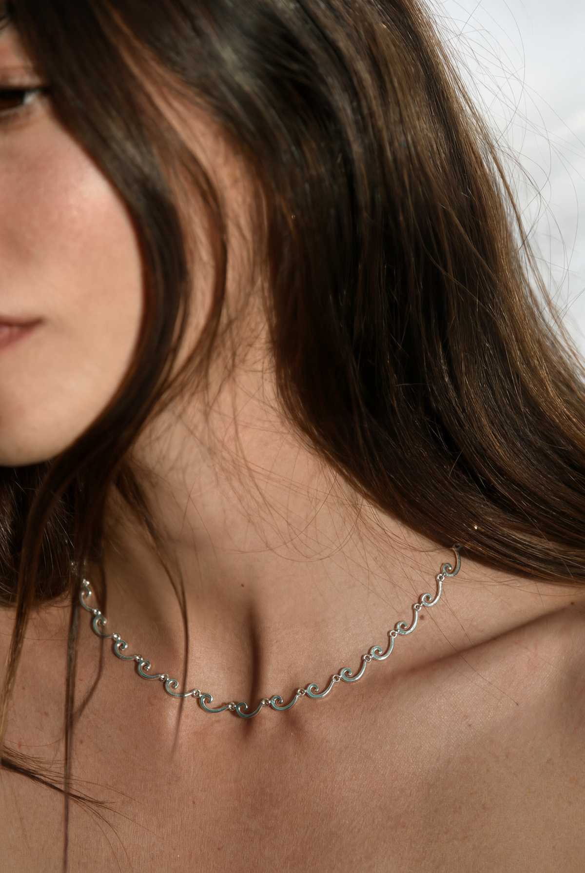 The Spiral Necklace - Silver