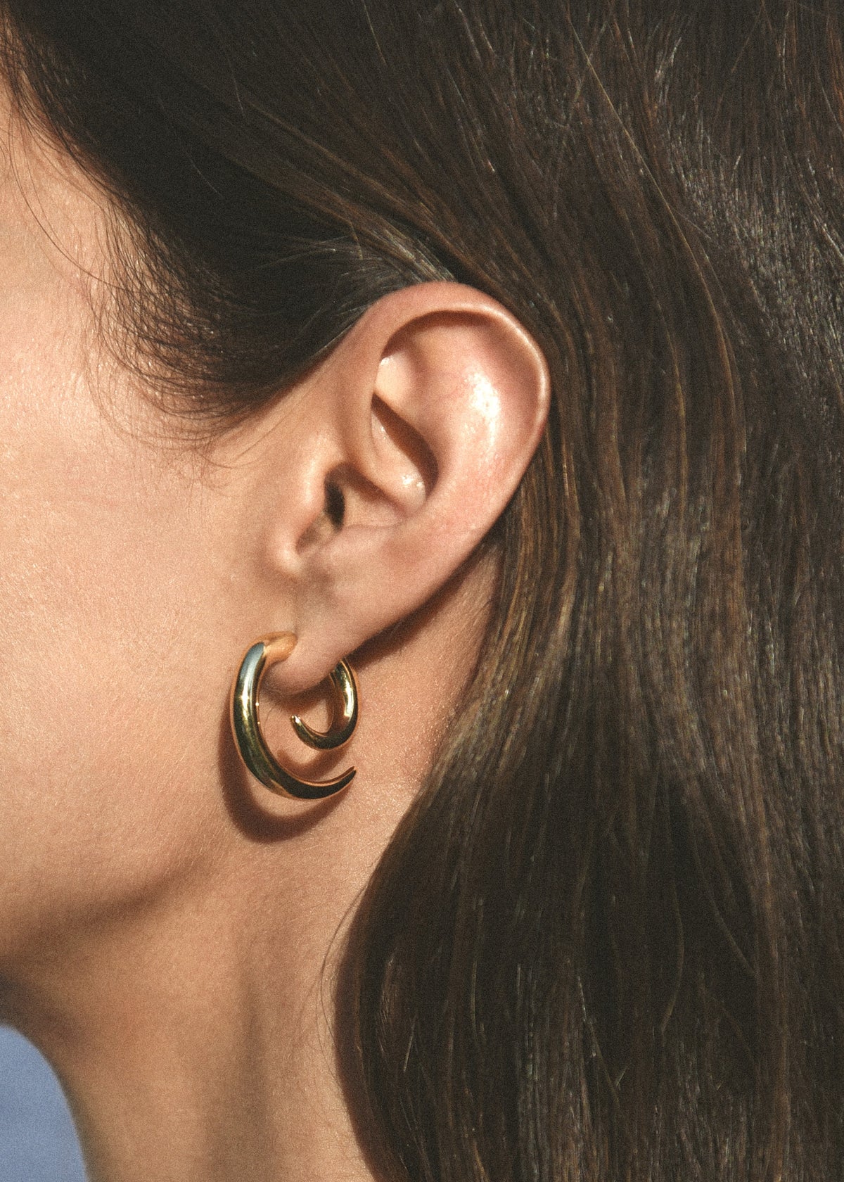 The Spiral Earrings - Gold